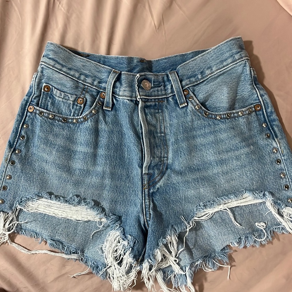 Levi Studded Shorts